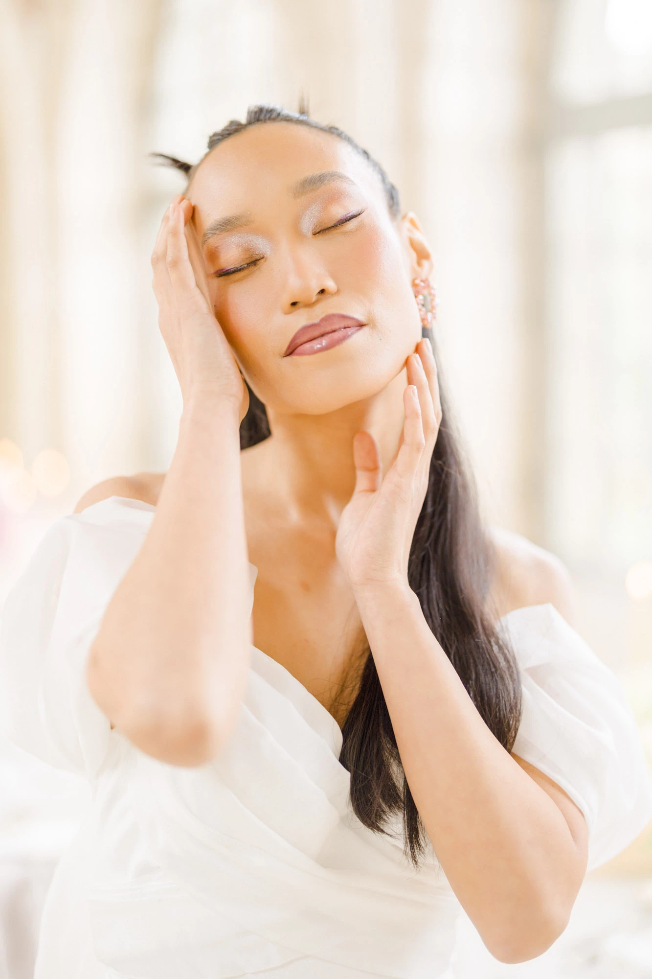 robe beige rose gris orange